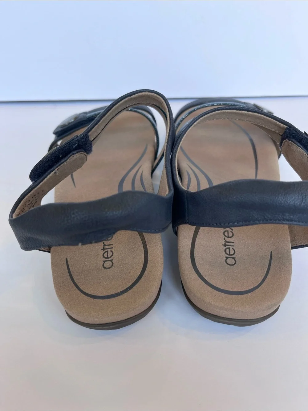Aetrex Jess Blue Sandals